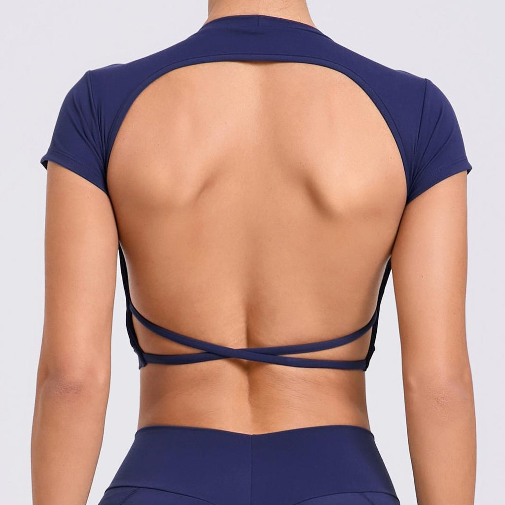 OF Open back sports bra