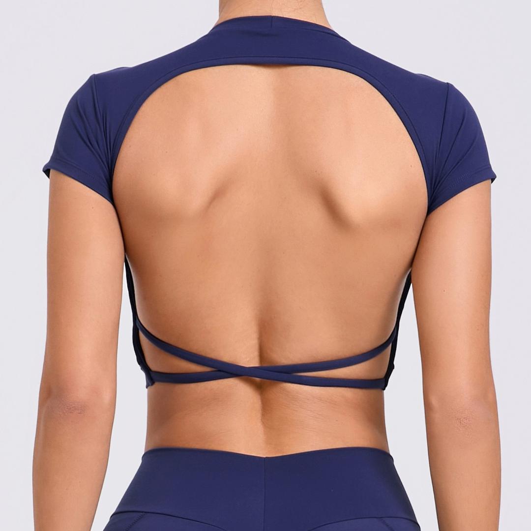 OF Open back sports bra
