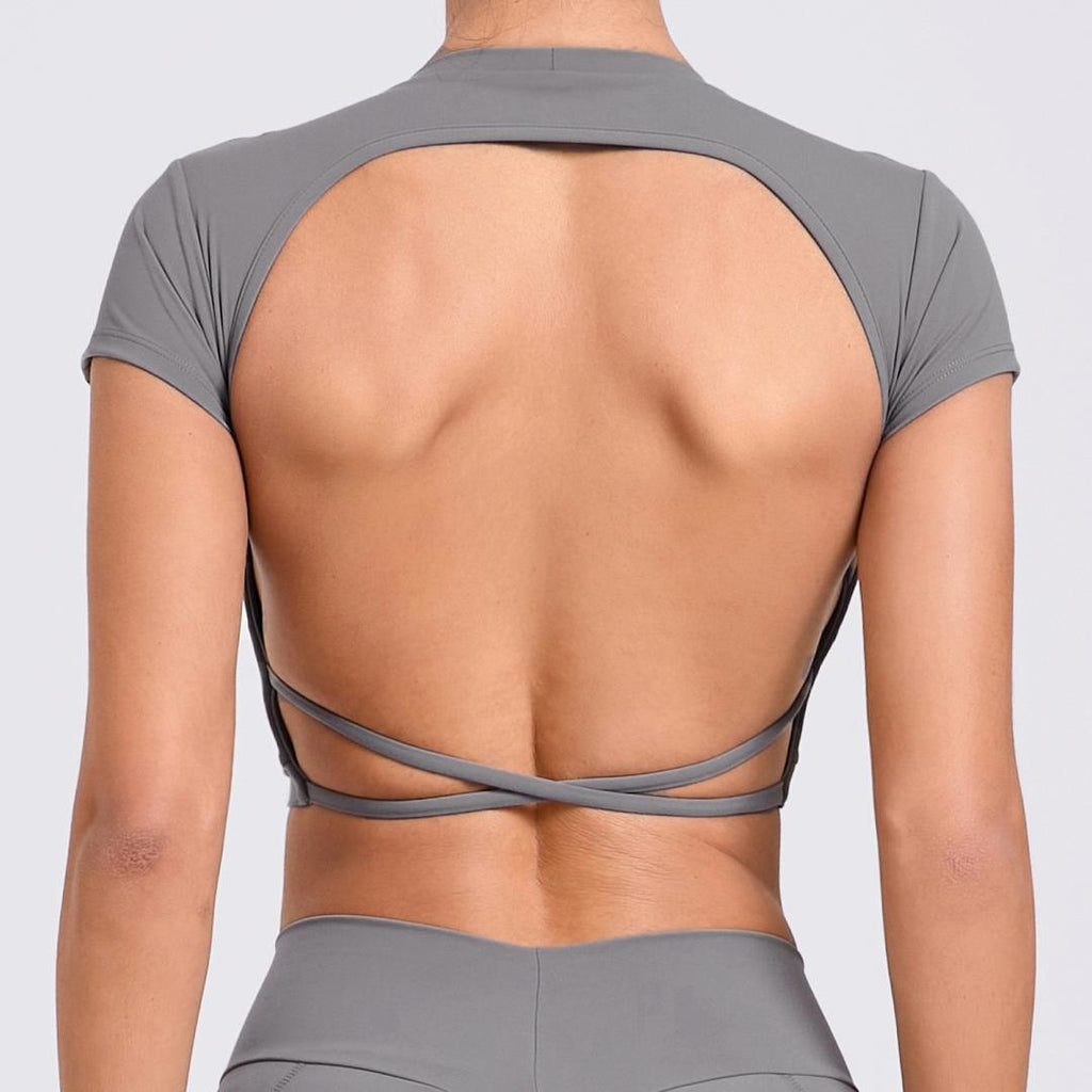 OF Open back sports bra