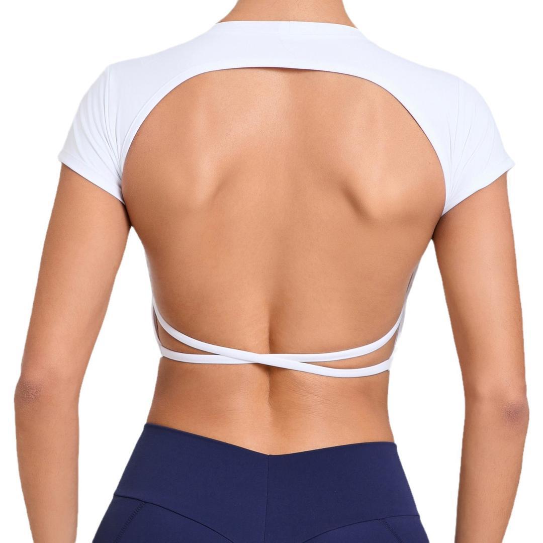 OF Open back sports bra